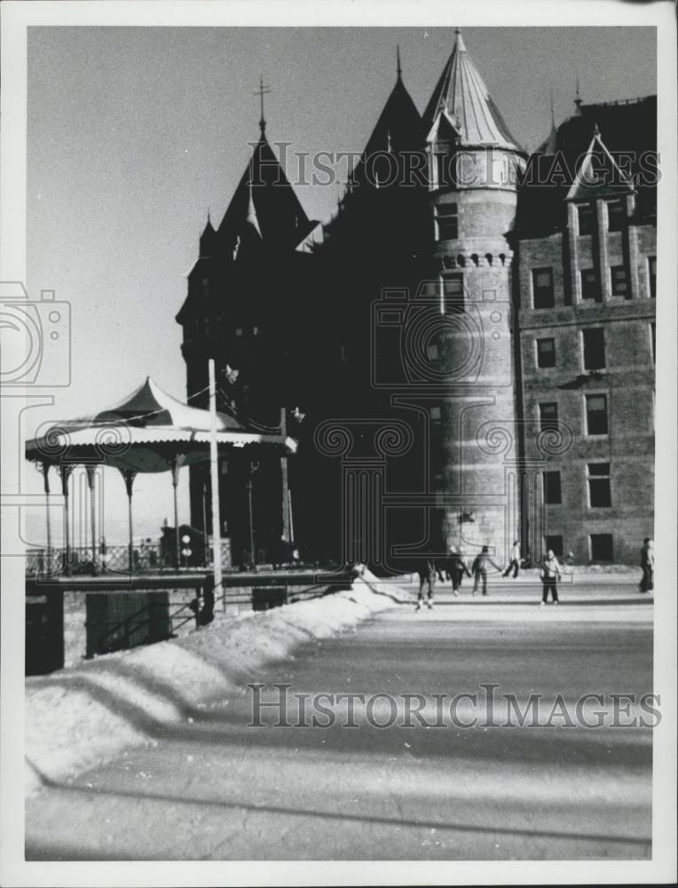 Press Photo Chateau Frontenal In Quebec - Historic Images