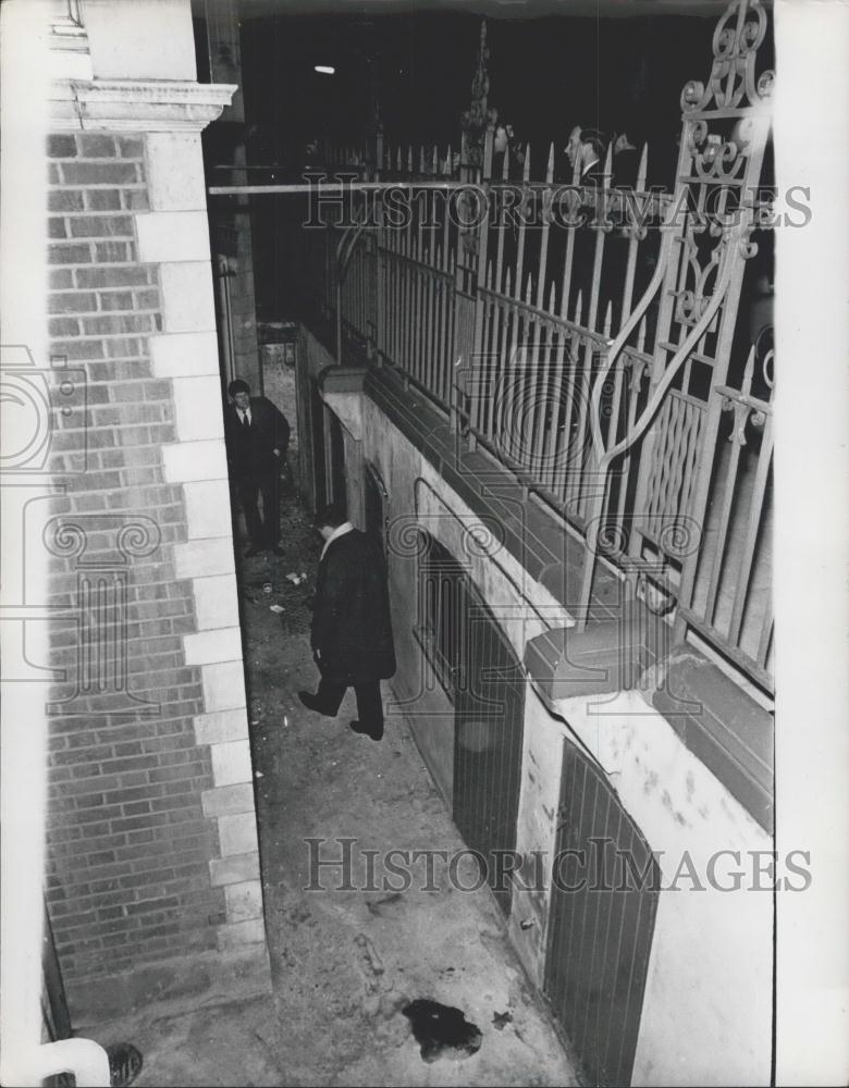 1965 Press Photo Scene where 2 police killed - Historic Images