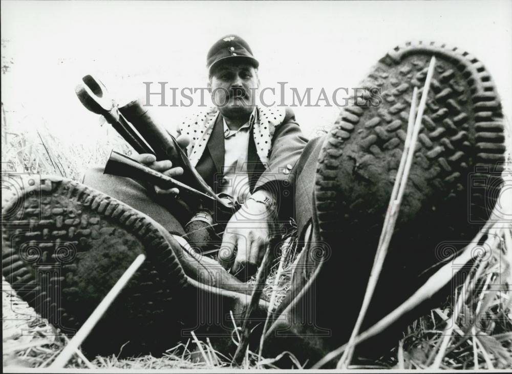Press Photo Trackman Max Bittner Went 100 000 Kilometres In 18 Years - Historic Images