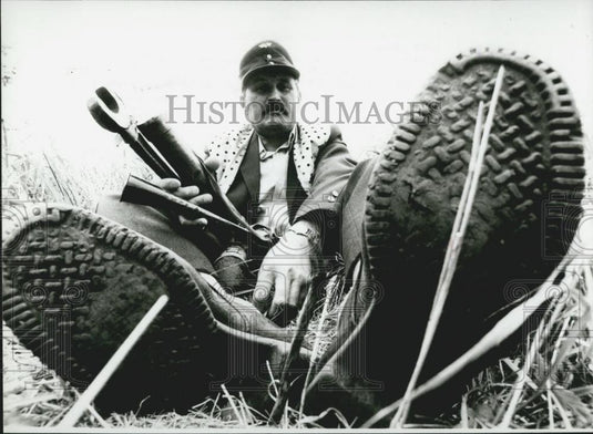 Press Photo Trackman Max Bittner Went 100 000 Kilometres In 18 Years - Historic Images