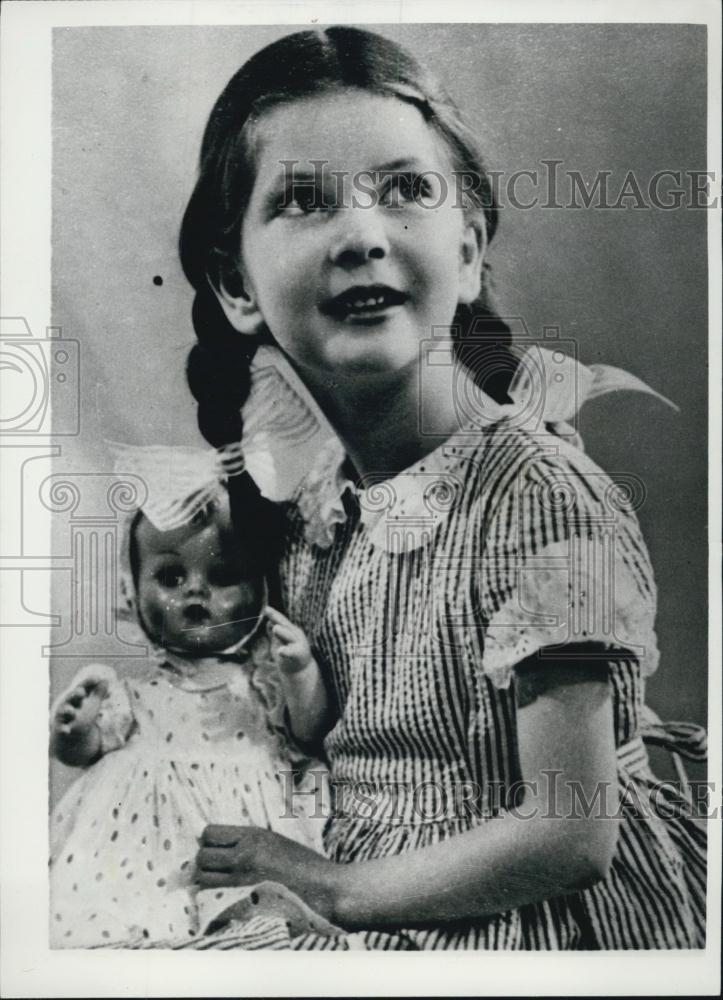 1959 Press Photo Madelaine Jenkins the Child Poet Wrote of Her Own Death &amp; Died - Historic Images