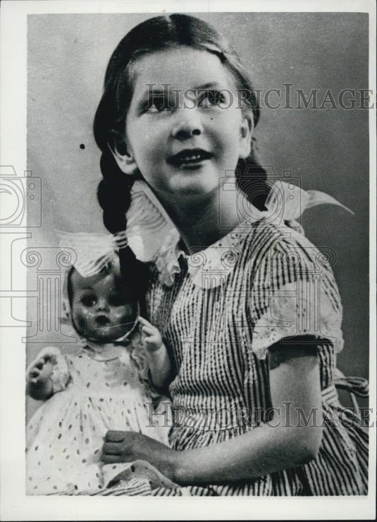 1959 Press Photo Madelaine Jenkins the Child Poet Wrote of Her Own Death & Died - Historic Images