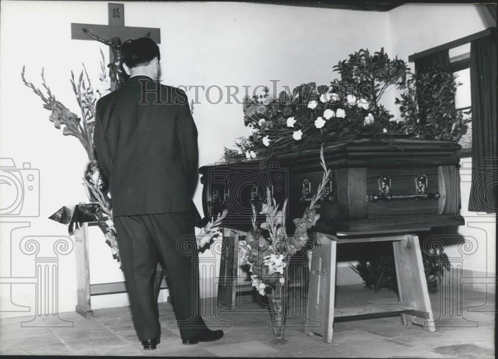 1962 Press Photo Hans Dieter Wesa the transport-constable killed at the wall - Historic Images