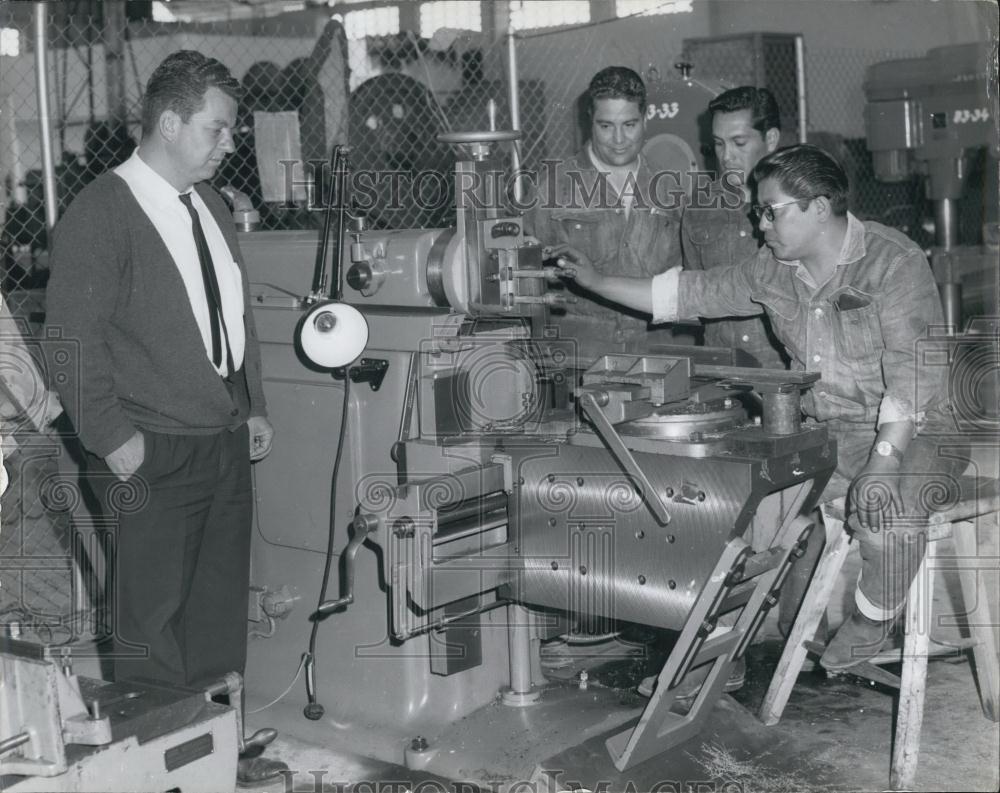 Press Photo &quot;Enesa&quot; Agriculture Instruments Factory in Ecuador - Historic Images