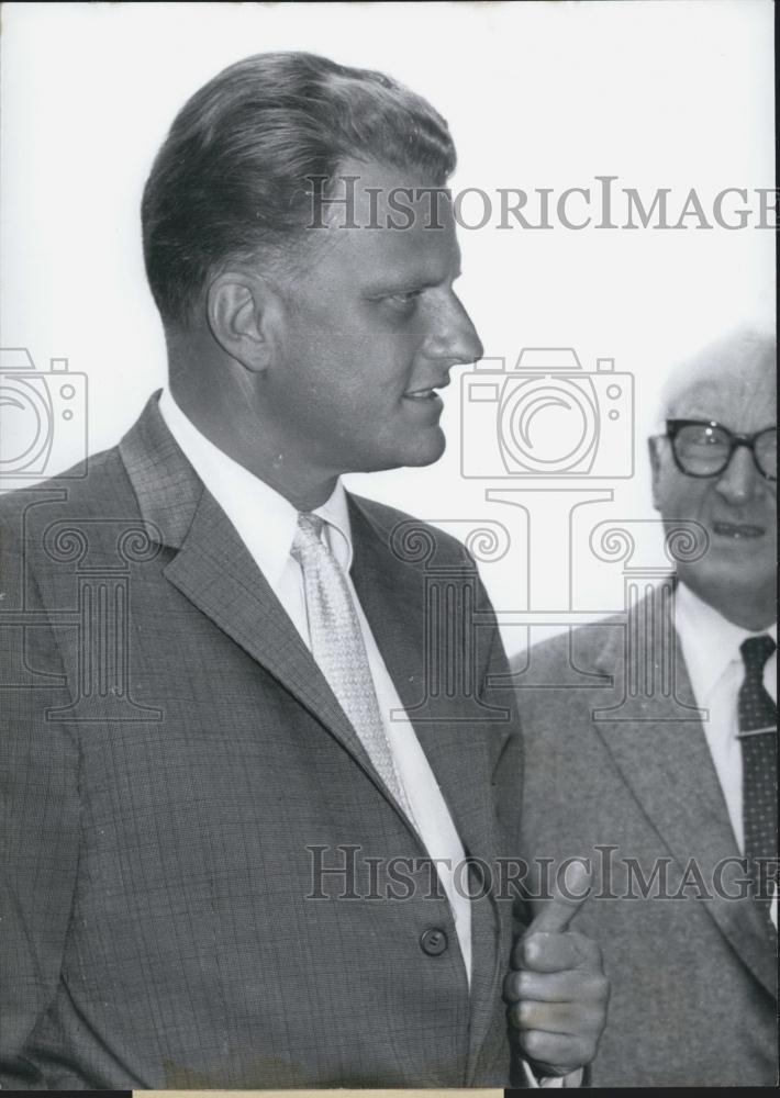 1960 Press Photo Billy Graham,evangelist - Historic Images