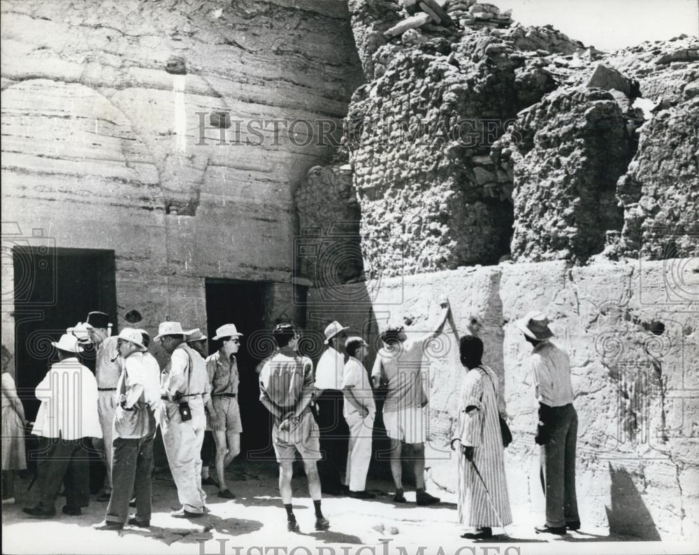 Press Photo 1200 bc Temples Date Back to Ramses II and are Chiselles - Historic Images