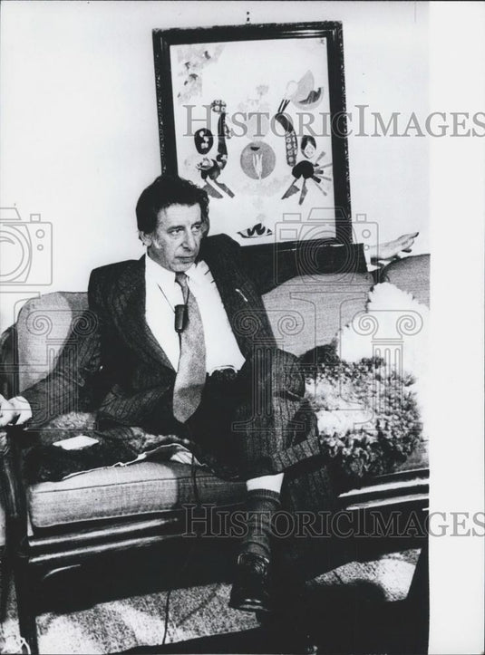 Press Photo Werner Maihofer,German - Historic Images