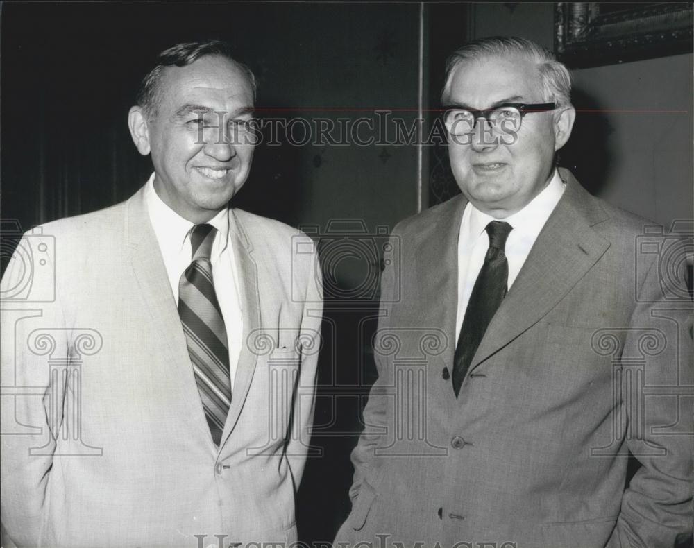 1974 Press Photo Joseph Sisco U.S. Under-Secretary Of State James Callaghan - Historic Images