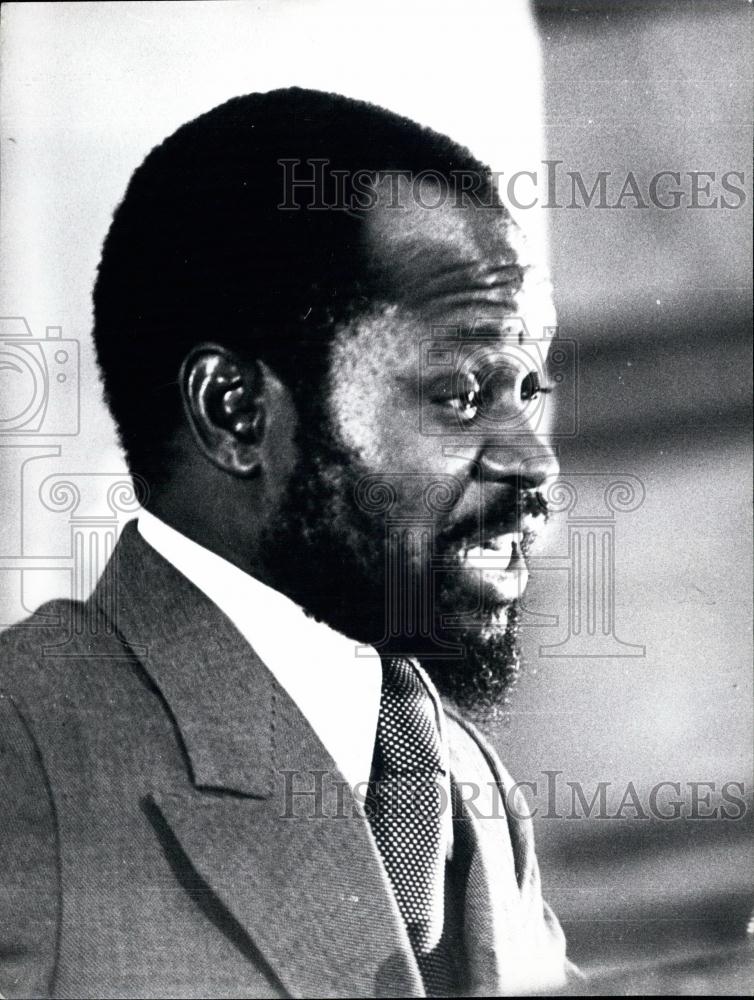 Press Photo Samora Moises Machel, President of Mozambique - Historic Images