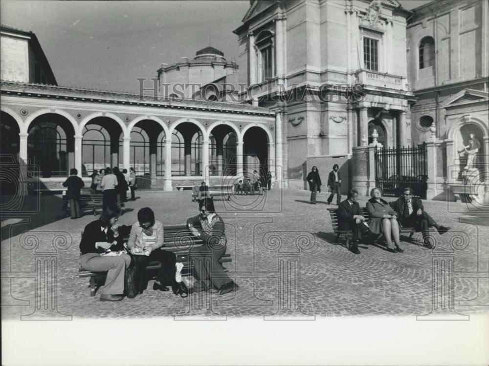 Press Photo Restaurant for the Tourists Inside the Vatican - Historic Images