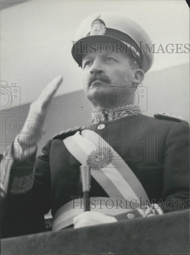 1966 Press Photo General San Martin of Argentina - Historic Images