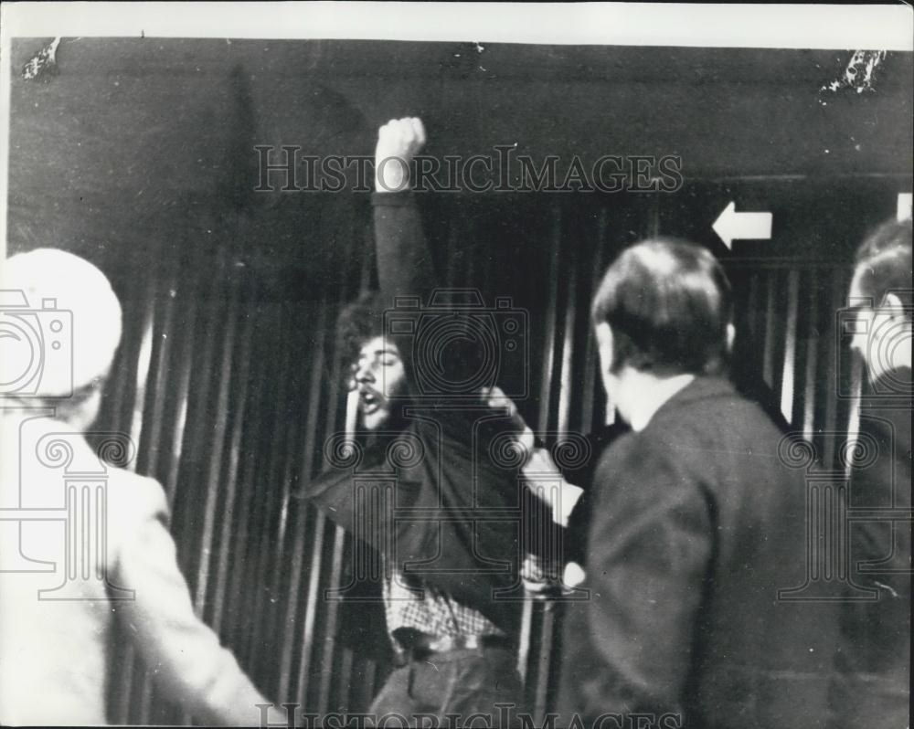 1971 Press Photo Edward Heath recieves degree from Mr. Wlson at Bradford Univer - Historic Images