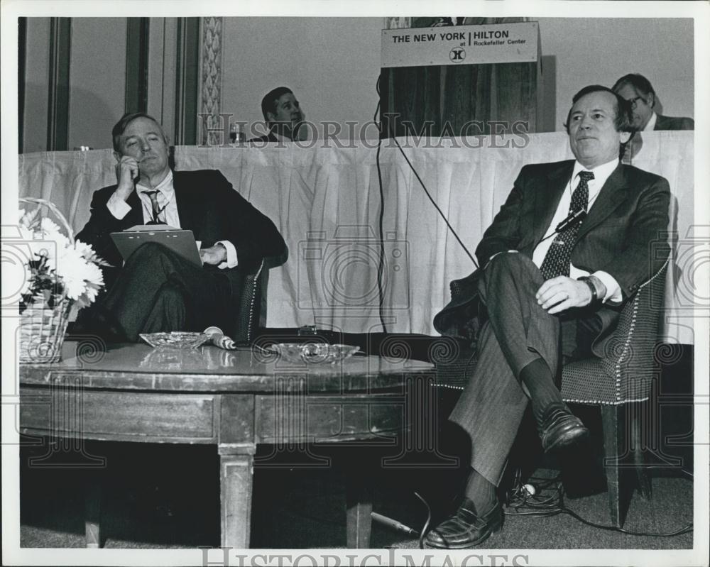 1979 Press Photo Senator Howard Baker &amp; William P. Buckley - Historic Images