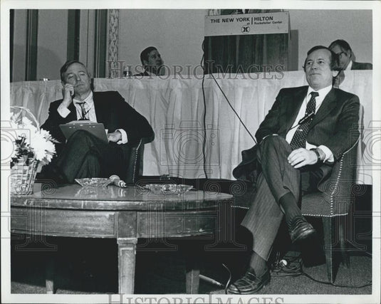 1979 Press Photo Senator Howard Baker & William P. Buckley - Historic Images