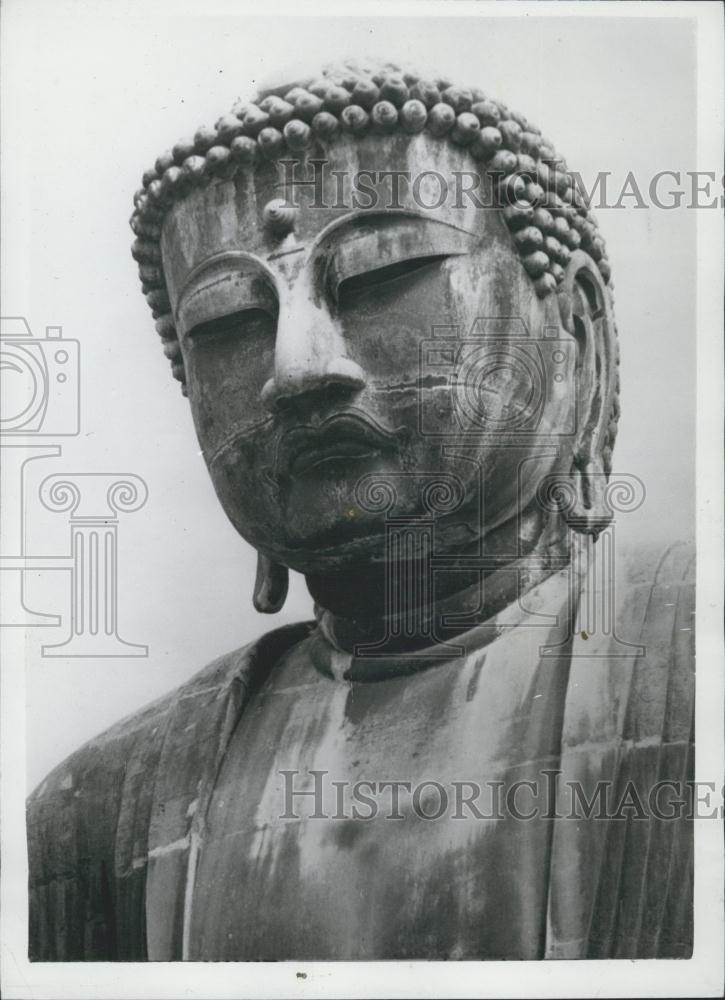 1960 Press Photo Daibutsu of Kamakura, near Tokyo - Historic Images