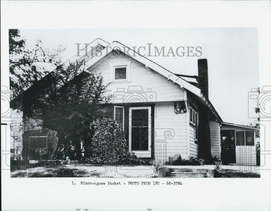 1985 Press Photo Birthplace Of Richard Milhous Mixon In Yorba Linda California - Historic Images