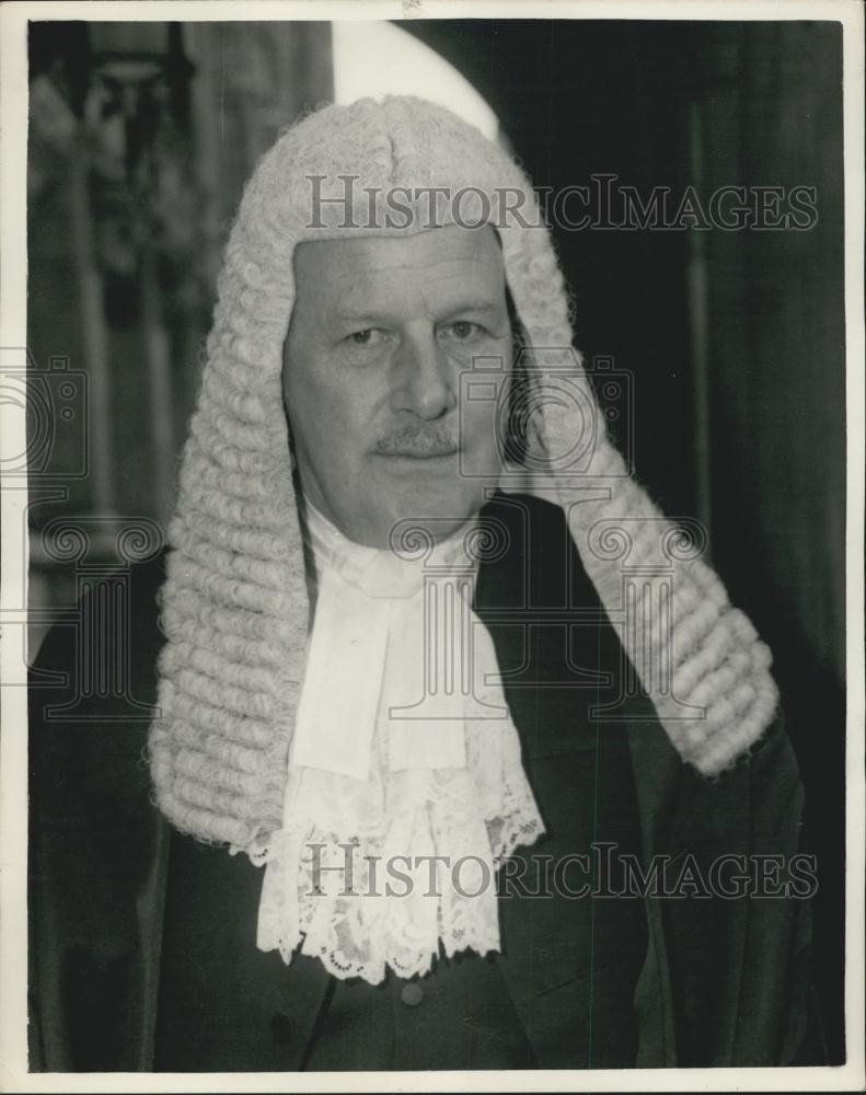 1959 Press Photo Samuel Knox Cunningham New Queen's Council House Of Lords - Historic Images