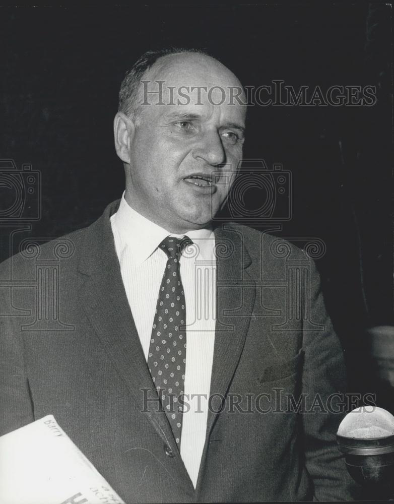 1967 Press Photo Russian charge d'affairs Vladillev Vasev - Historic Images