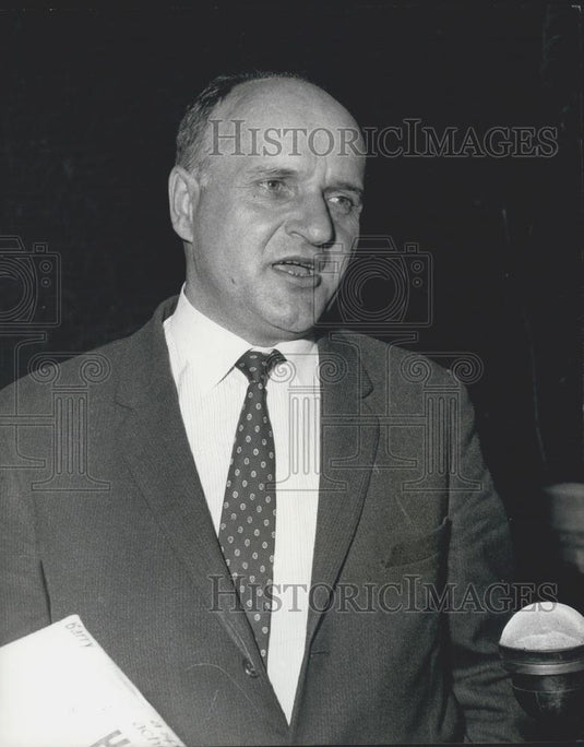 1967 Press Photo Russian charge d'affairs Vladillev Vasev - Historic Images