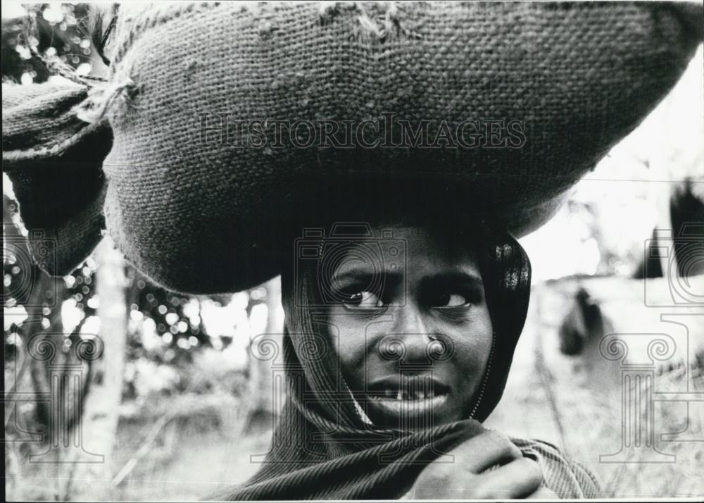 Press Photo Woman, Orissa, India - Historic Images