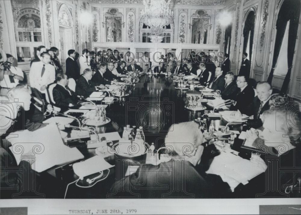 1979 Press Photo Second Session of the Tokyo Summit Conference - Historic Images