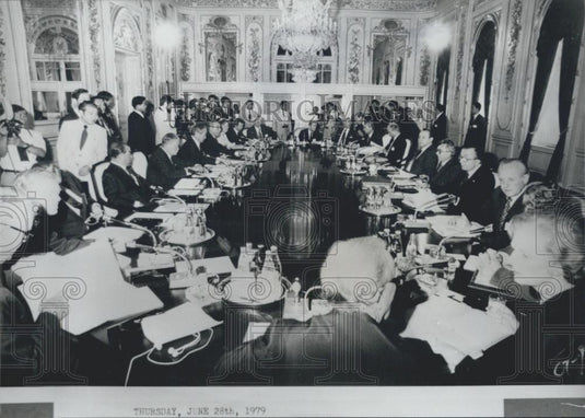 1979 Press Photo Second Session of the Tokyo Summit Conference - Historic Images