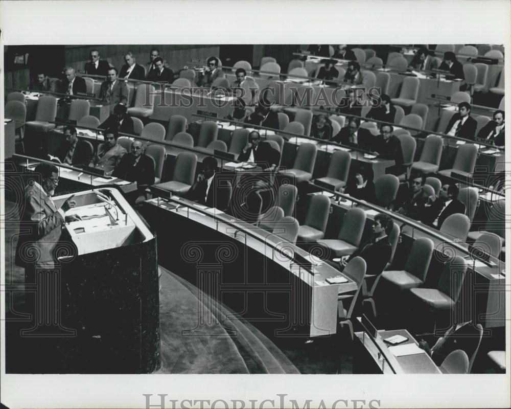 1978 Press Photo UN General Assembly Debates Nambia - Historic Images