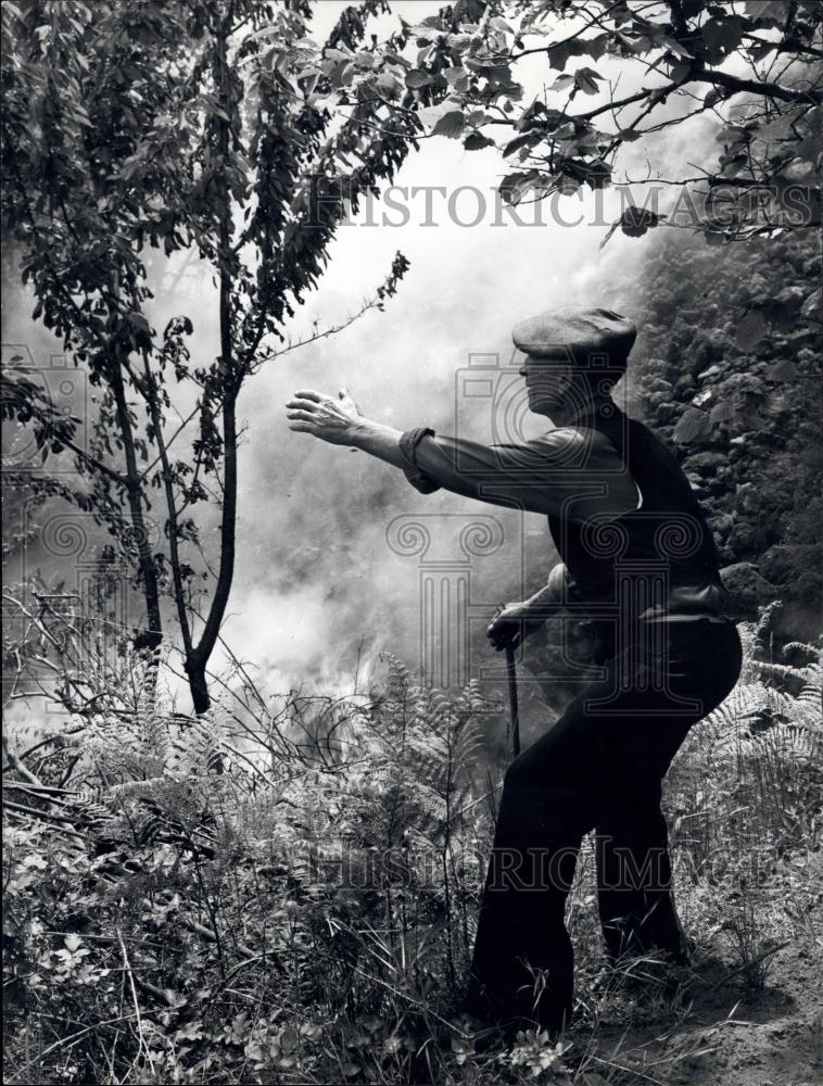 1971 Press Photo Mount Etna Volcano, Sicily Italy - Historic Images