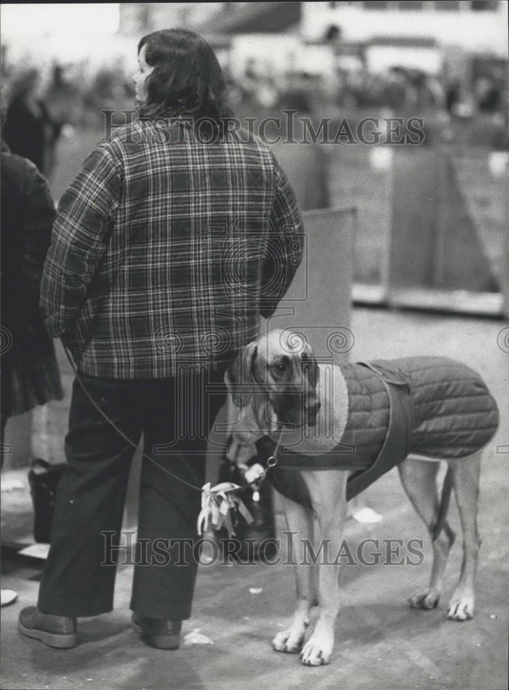 Press Photo Helsinki the dog and her mistress - Historic Images