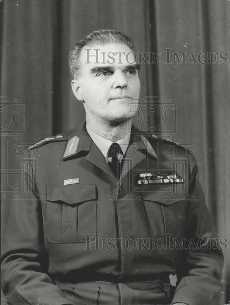 Press Photo President Democratic F Gizikis - Historic Images