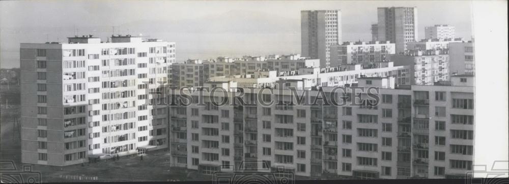 Press Photo housing in Bulgaria - The TolbukhinÂ residential section in Burgas - Historic Images