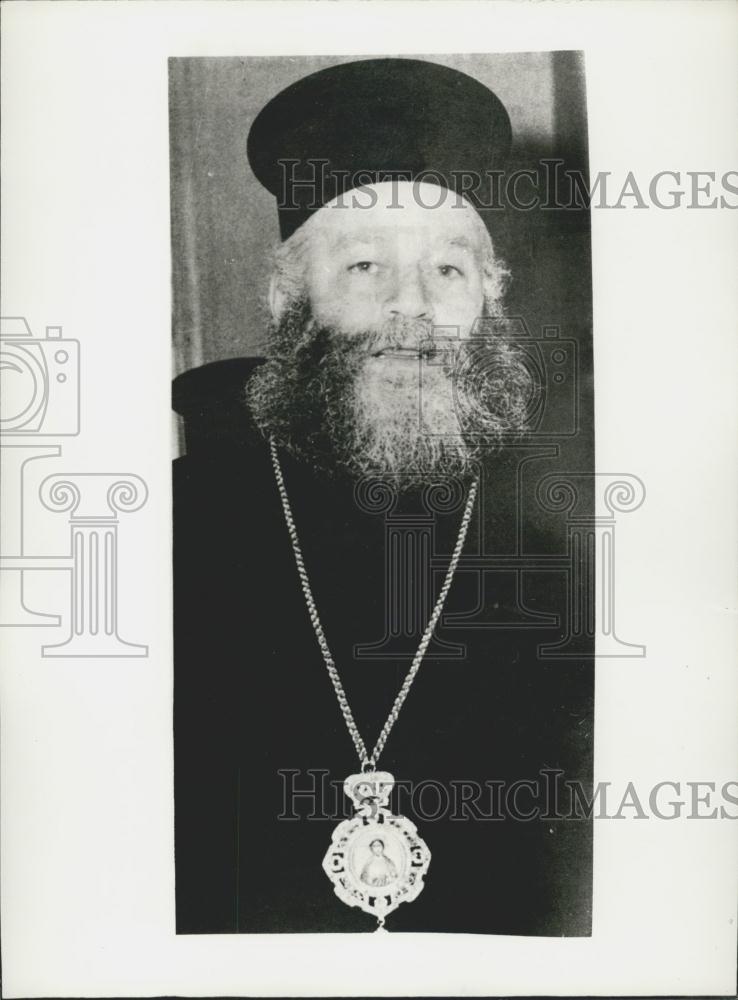 Press Photo Bishop Cerinia Kyprianos Orthodox Greece Greek - Historic Images