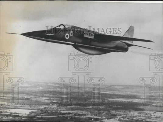 1968 Press Photo First Prototype of "Jaguar (Reconnaissance version) - Historic Images