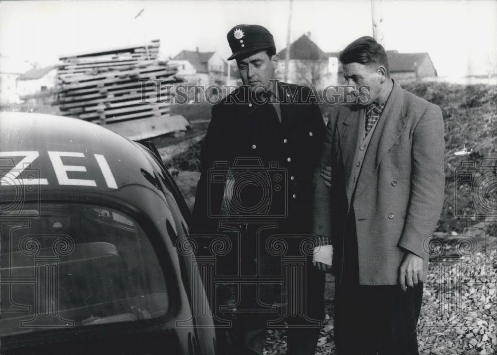 1964 Press Photo "Returned Soldier" Johann Friedl Found To Be Bigamist Arrested - Historic Images