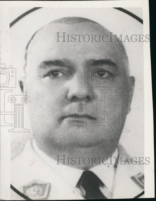 Press Photo Man in Uniform - Historic Images