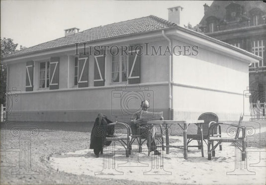 Press Photo First "Courant'ÃƒÃ‚Â Prefab built in Paris - Historic Images