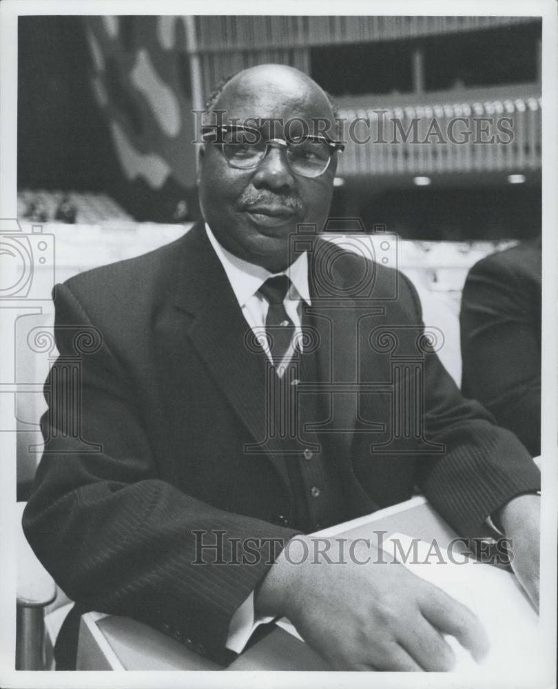 1970 Press Photo Prince Makhosini, Premier of Swaziland At The United Nations - Historic Images