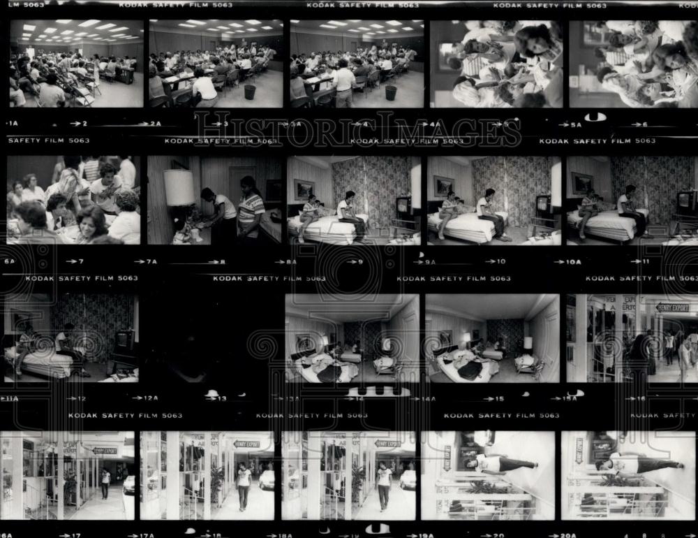 Press Photo Cuban Refugees - Historic Images