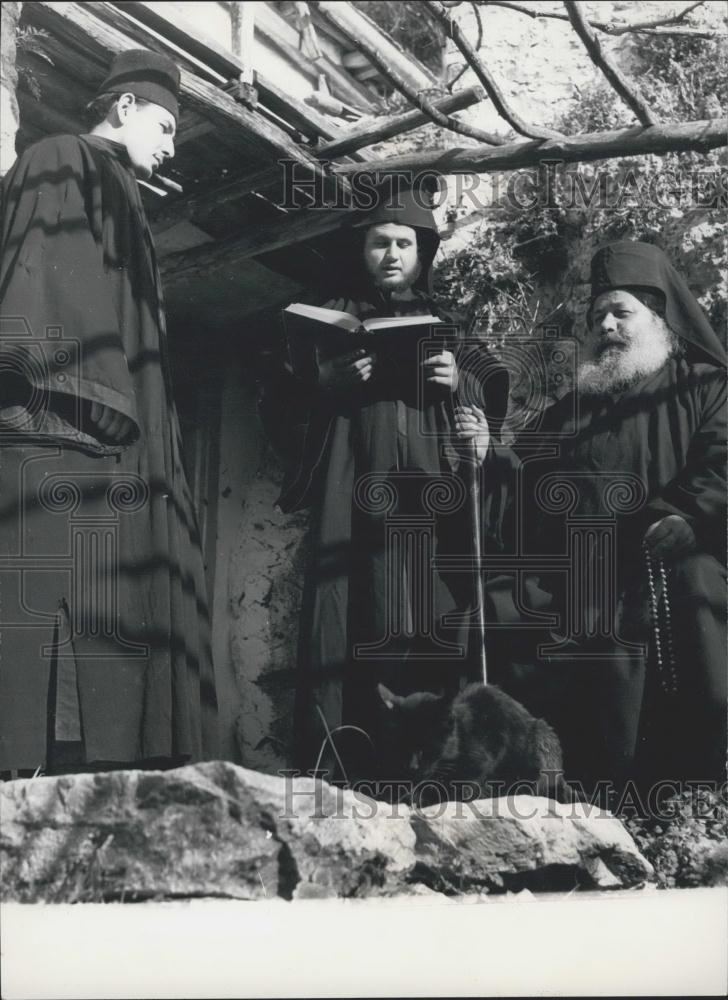 Press Photo Young Men Reluctant To Join Monastic Life - Historic Images