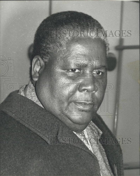 1977 Press Photo Joshua Nkomo, President, Zimbabwe African People's Union - Historic Images