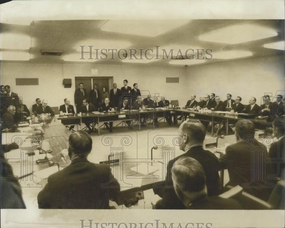 1969 Press Photo NATO Foreign Ministers Meet In Washington - Historic Images