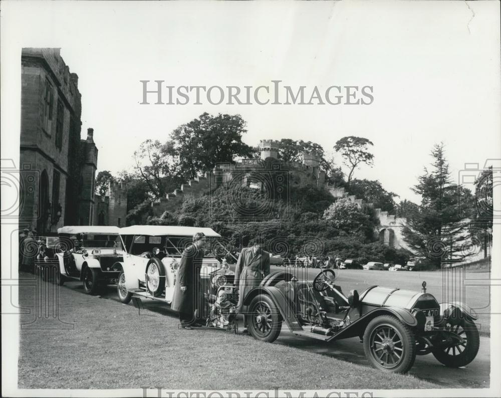 1954 Press Photo Anglo American Vintage Car Rally - Historic Images