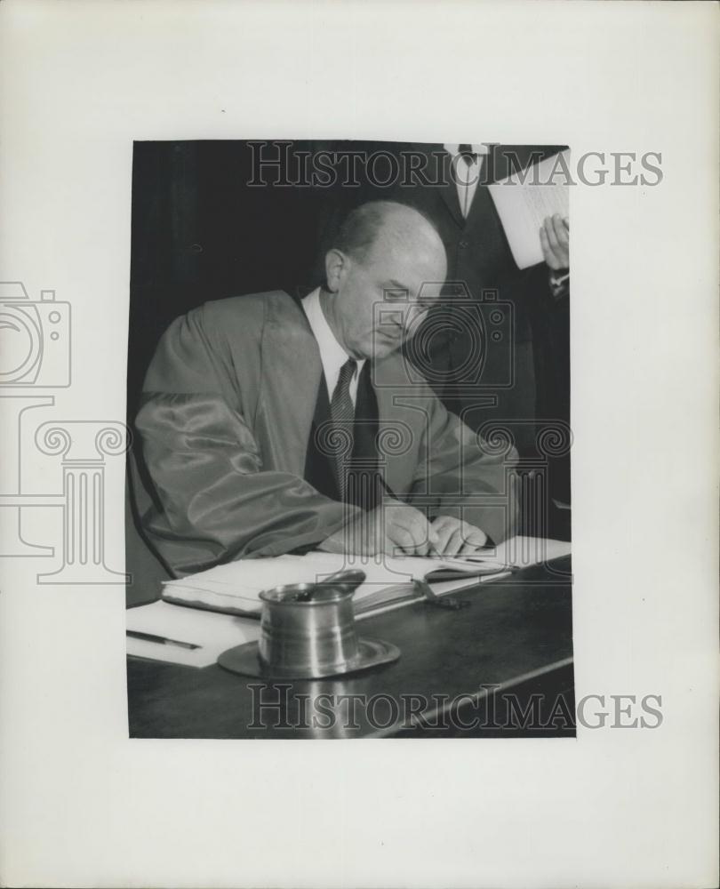 1962 Press Photo Dean Rusk at Oxford - Historic Images