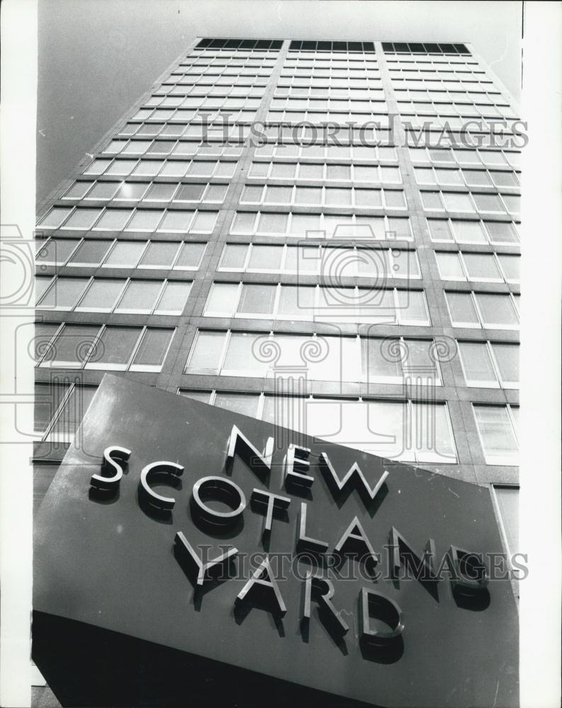 Press Photo New Scotland Yard Police Station, London England - Historic Images