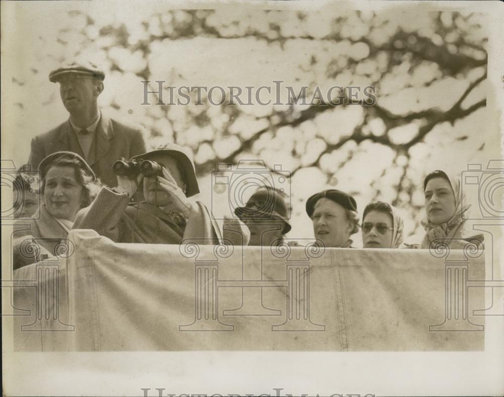 1957 Press Photo Badminton Horse Trials - Historic Images