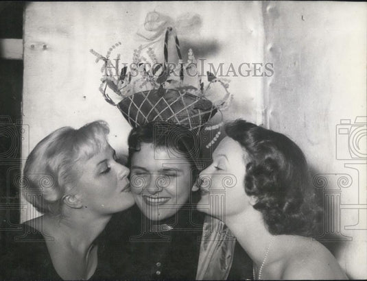 1953 Press Photo Jeanette Buffard,Queen of 