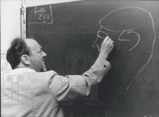 Press Photo Danish Prime Minister Anker Jorgensen - Historic Images