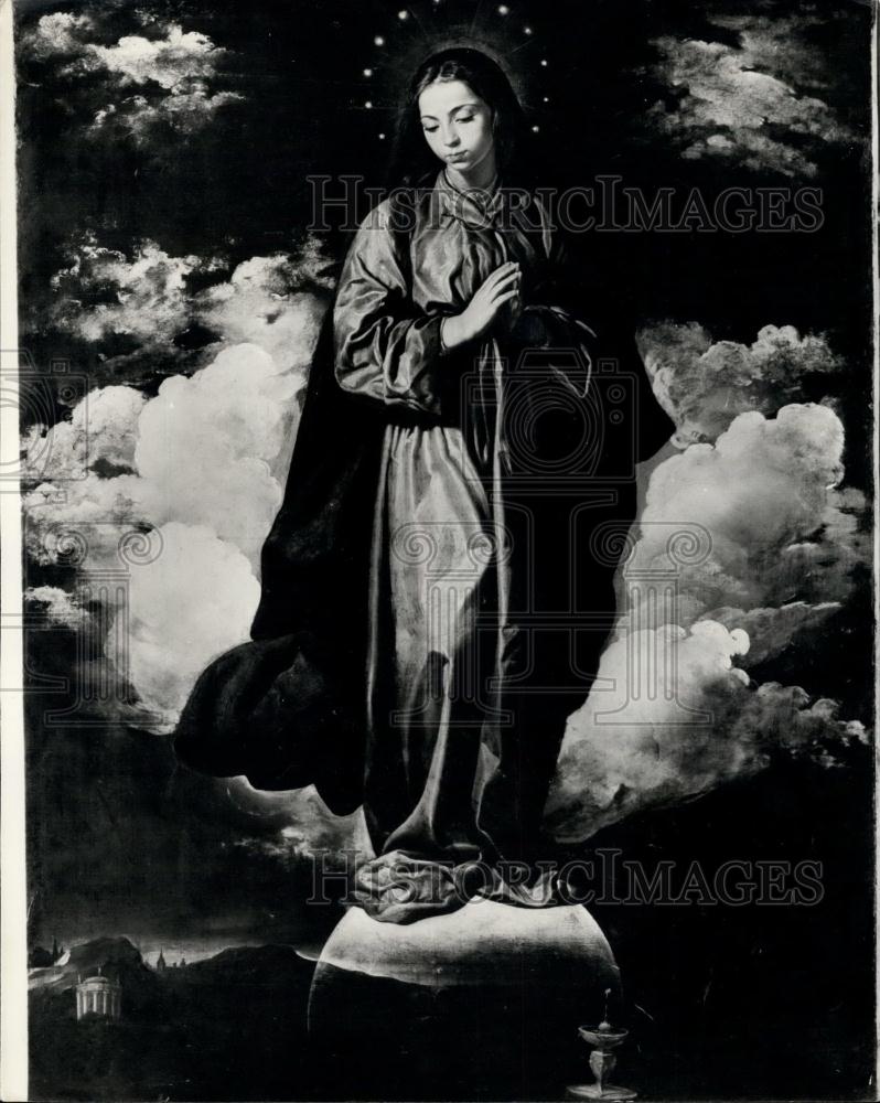 1974 Press Photo Velazquez Masterpiece, &quot;The Immaculate Conception&quot; - Historic Images