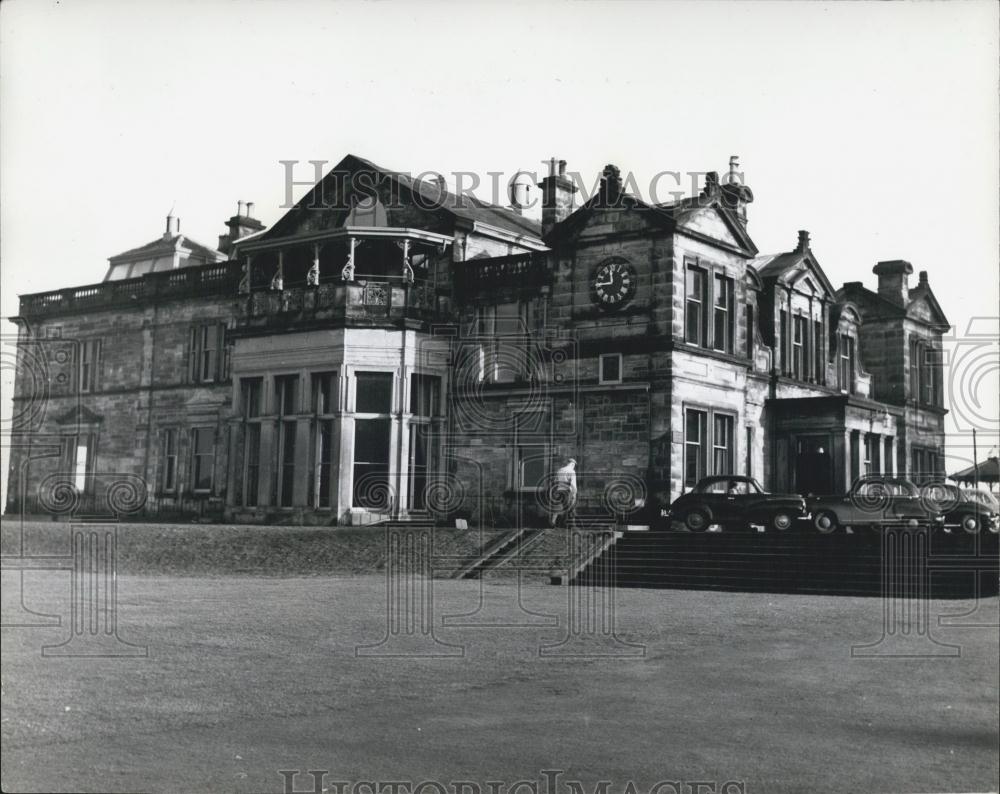 Press Photo The Clubhouse seen from the first tee of the old course - Historic Images