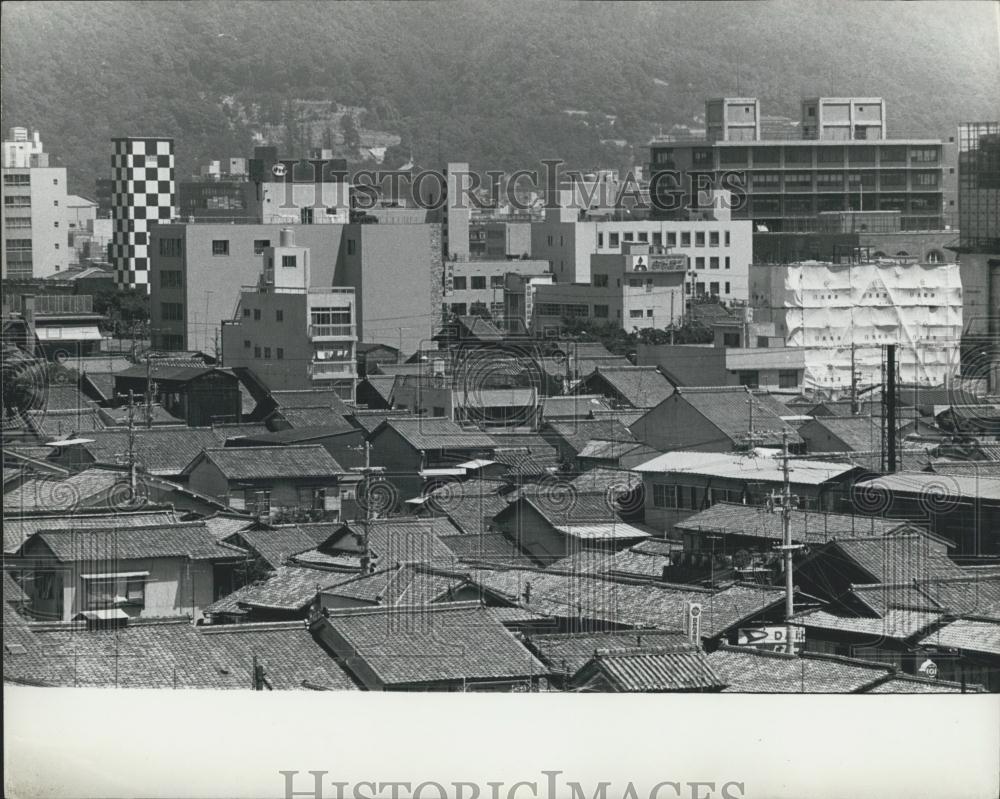 1974 Press Photo kyoto, Japan ,City View - Historic Images